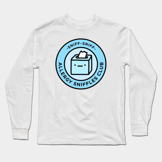 Allergy sniffles club Long Sleeve T-Shirt by Robot Dance Battle